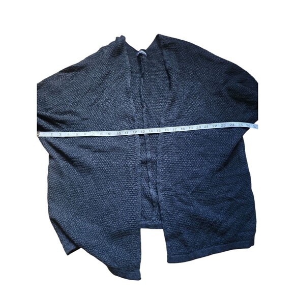 Brandy Melville Open Front Cardigan Sweater OS Black Grunge Slouchy Caroline - Picture 8 of 10